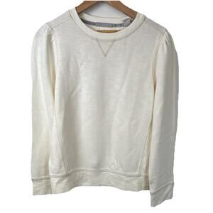 NWOT Tommy Bahama Women’s Sz S Super Soft Ivory Pullover Sweater Minimalist
